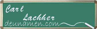 Carl Lachher Visitenkarte